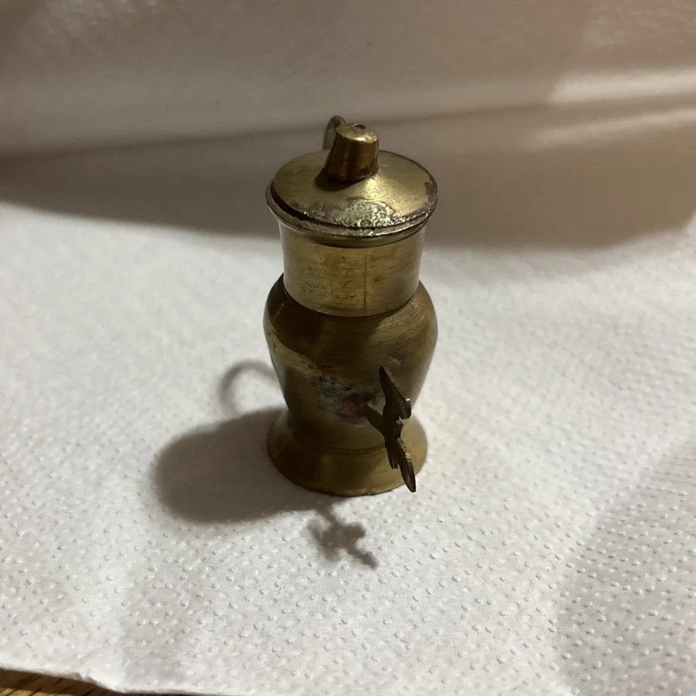 Miniature Brass Samovar‎ Vintage